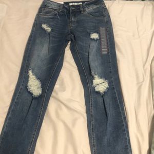 Low Rise slim boyfriend jeans